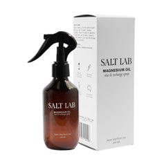 Salt Lab Magnesium Oil Spray bottle ready for daily use.
