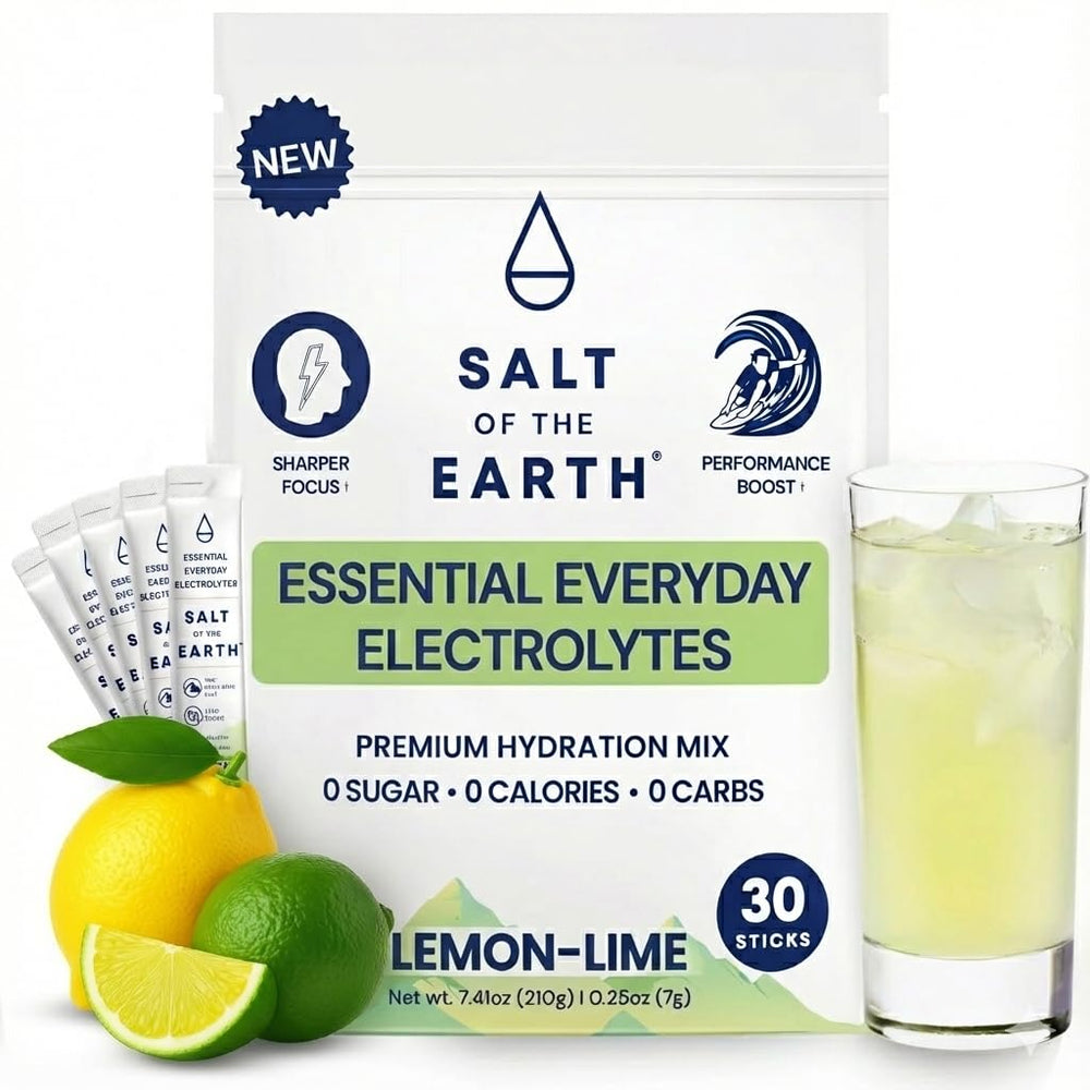 Salt of the Earth Lemon Lime electrolyte stick for on-the-go hydration