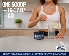 Saltivate Raw Electrolytes bulk jar emphasizing 90 servings for long-term use