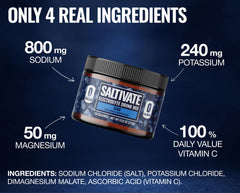 Saltivate Raw Electrolytes being poured into water for easy mixing