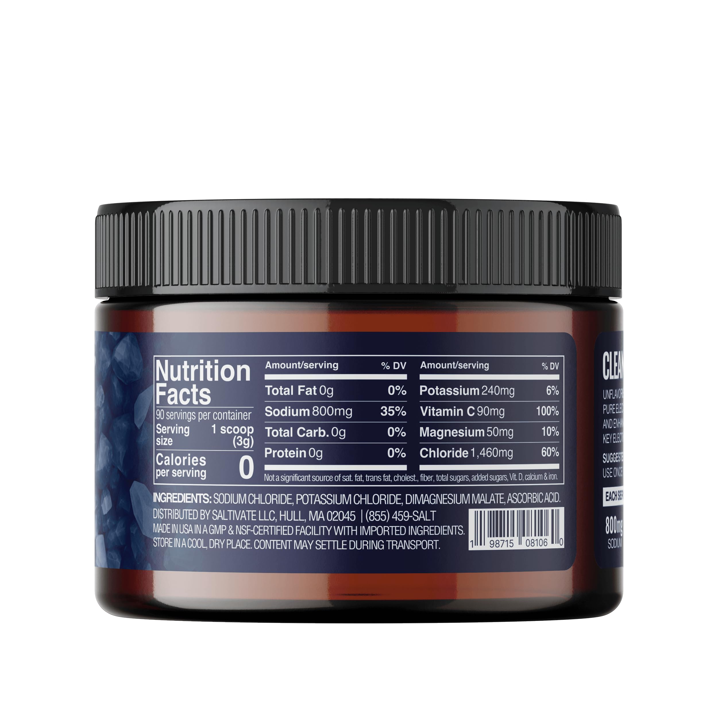 Saltivate Raw Electrolytes sodium-rich formula supports precise electrolyte management daily