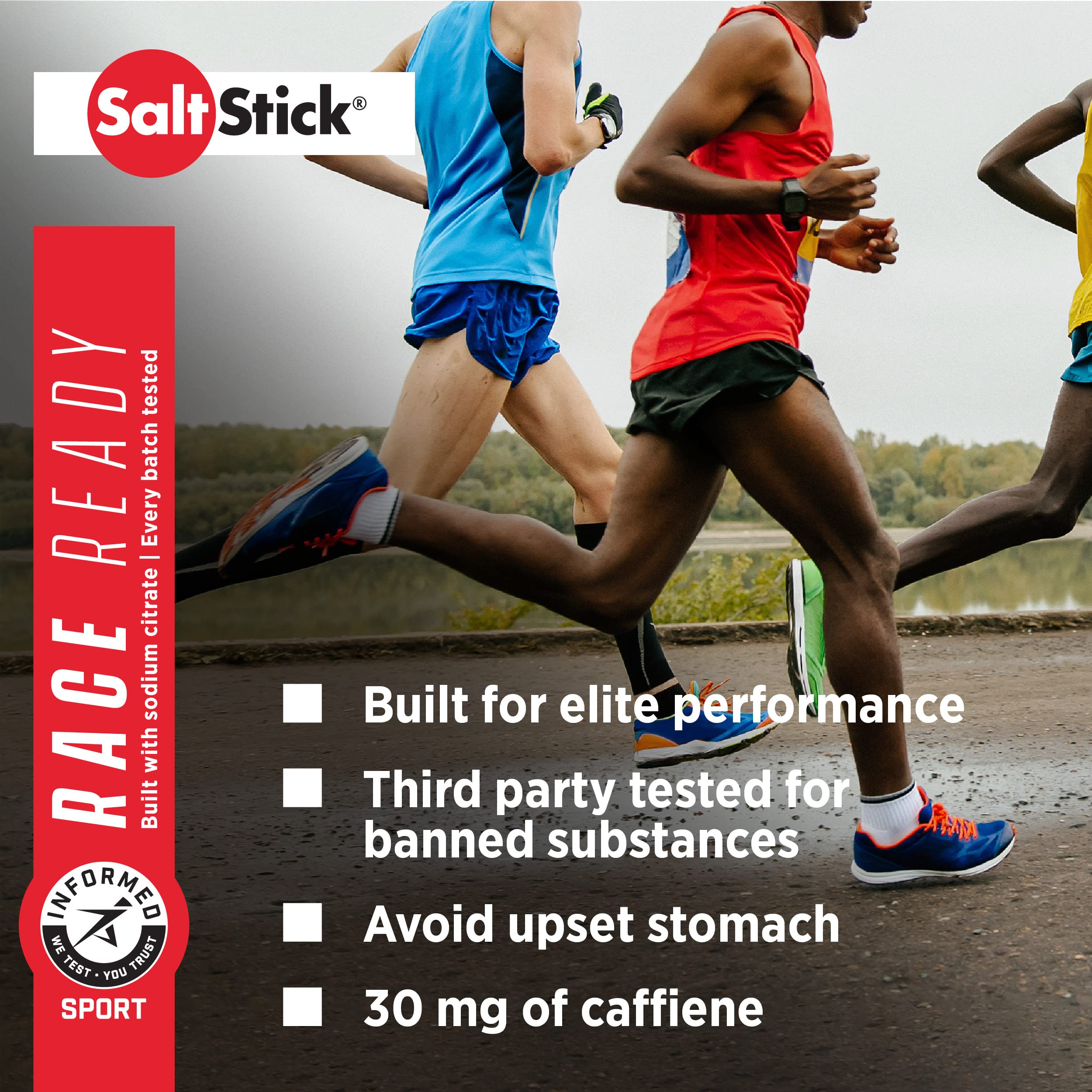 SaltStick caffeine-boost capsules provide a subtle energy lift during endurance sessions.