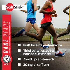 SaltStick caffeine-boost capsules provide a subtle energy lift during endurance sessions.