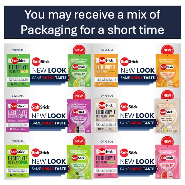 SaltStick FastChews clean-label listing underscores no artificial colors or sweeteners.