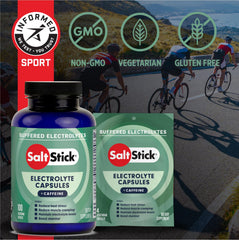 Informed Sport certified SaltStick caps ensuring tested quality.