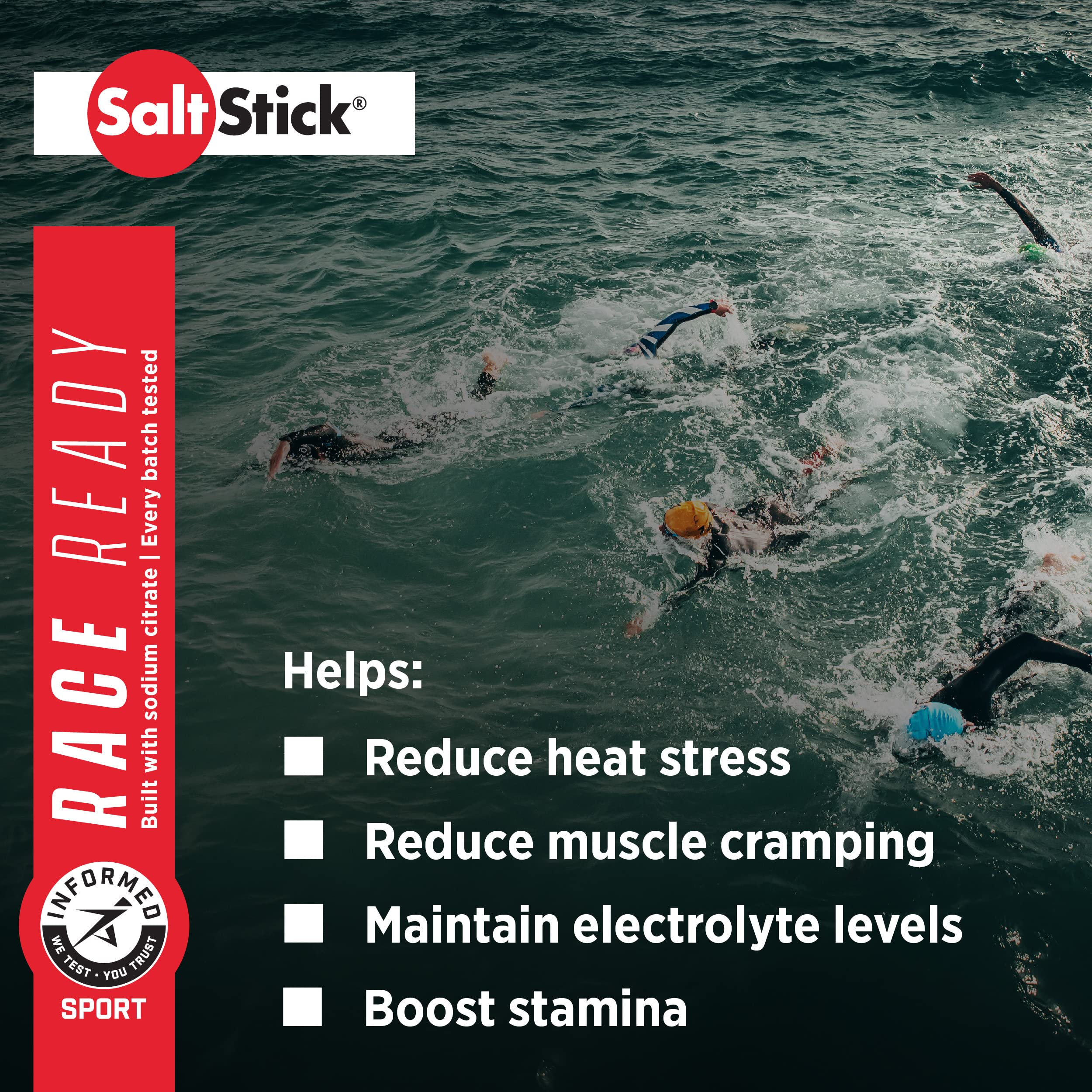 SaltStick Race Ready Caps Plus designed for elite performance.