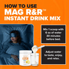 SaltWrap Mag R&R dissolving powder in a glass demonstrates fast-acting cramp support.