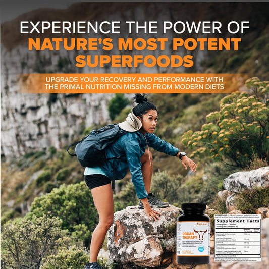 SaltWrap Organ Therapy beef heart capsules provide convenient organ nutrition