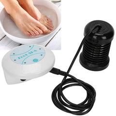Saluaqui Ionic Foot Bath Machine top panel showcases easy-access controls for quick sessions.