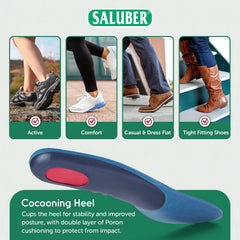 Saluber Alcantara top cover keeps feet dry and comfortable