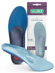 Saluber orthotic inserts with Poron footbed for all-day comfort
