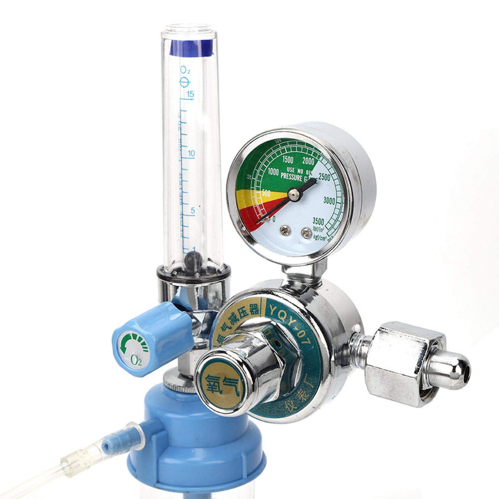 SALUTUYA oxygen-regulator-glass-dial emphasizes clear, accurate readings