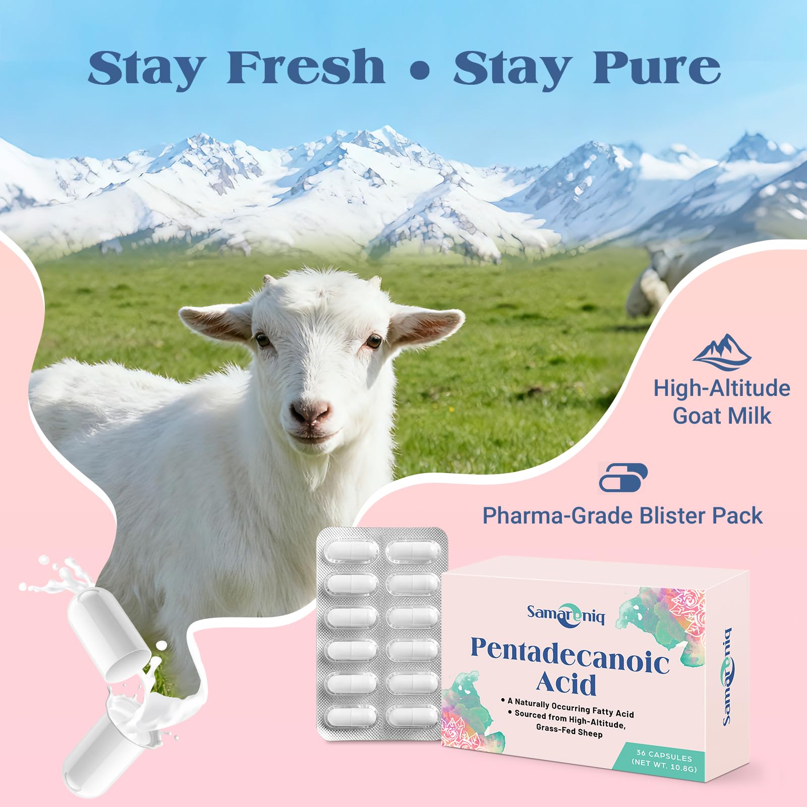 High-altitude sheep milk origin contributing to C15:0 quality