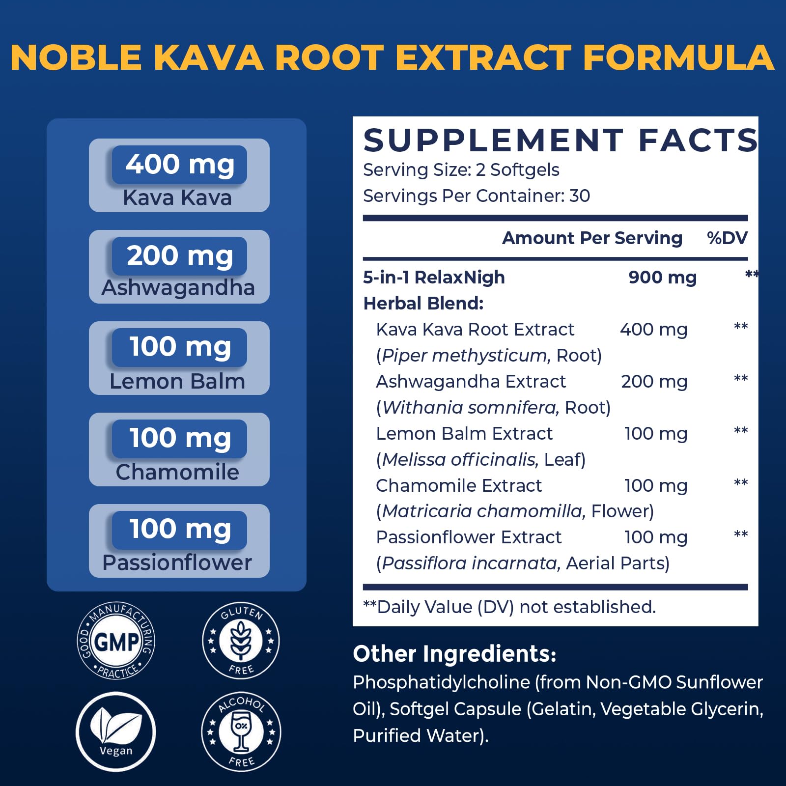 Samarogen Kava Kava Capsules night-time scene signals sleep-friendly formula