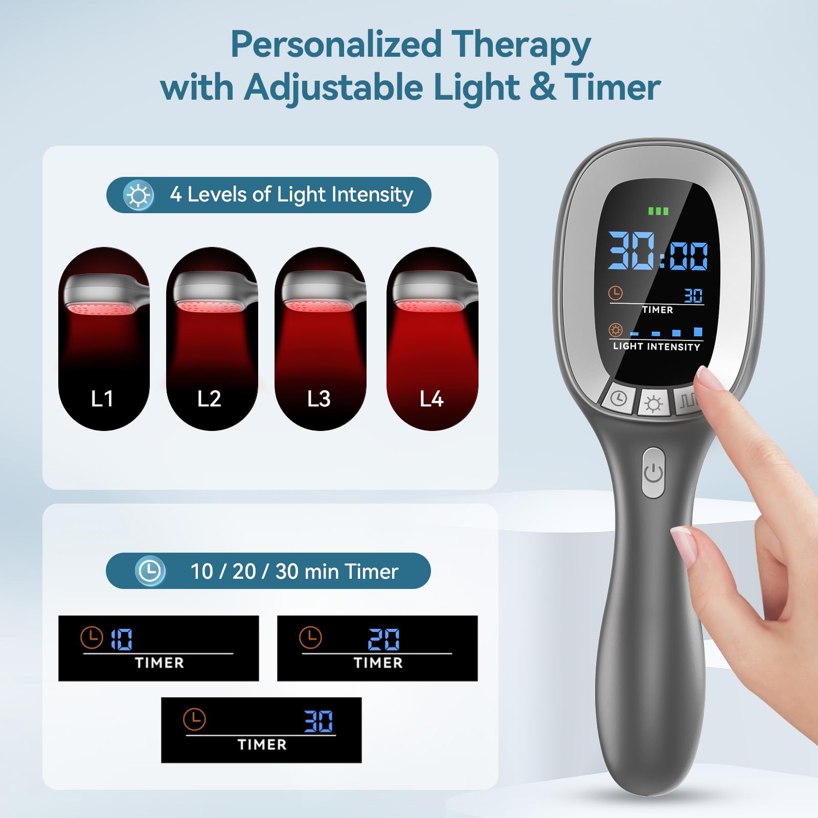 SAMATULE rechargeable 2600 mAh battery enabling multiple days of use