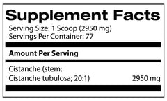 Samsara Herbs Cistanche extract mixed in juice illustrates convenient daily consumption.