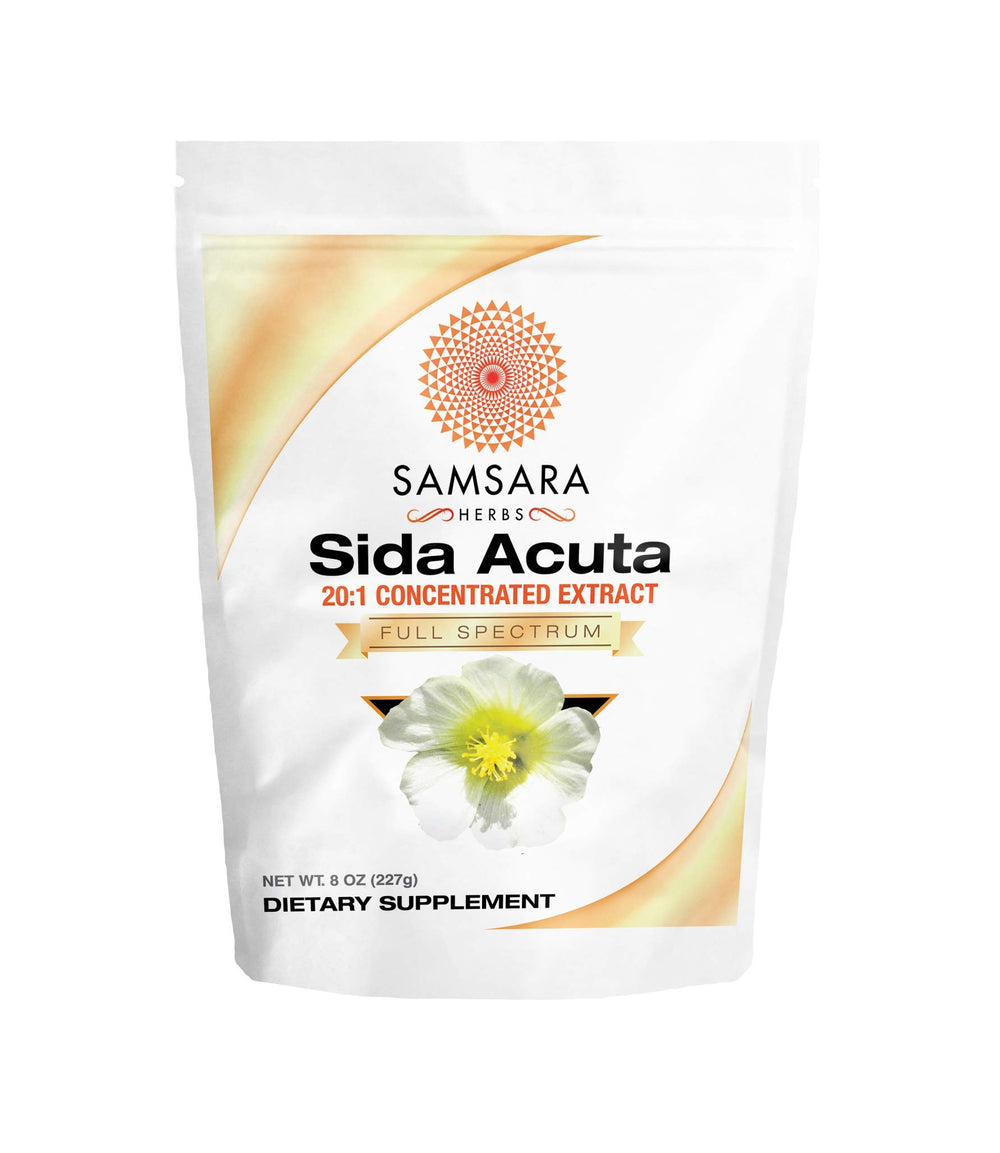 Samsara Herbs Sida Acuta extract bottle ready for easy daily use