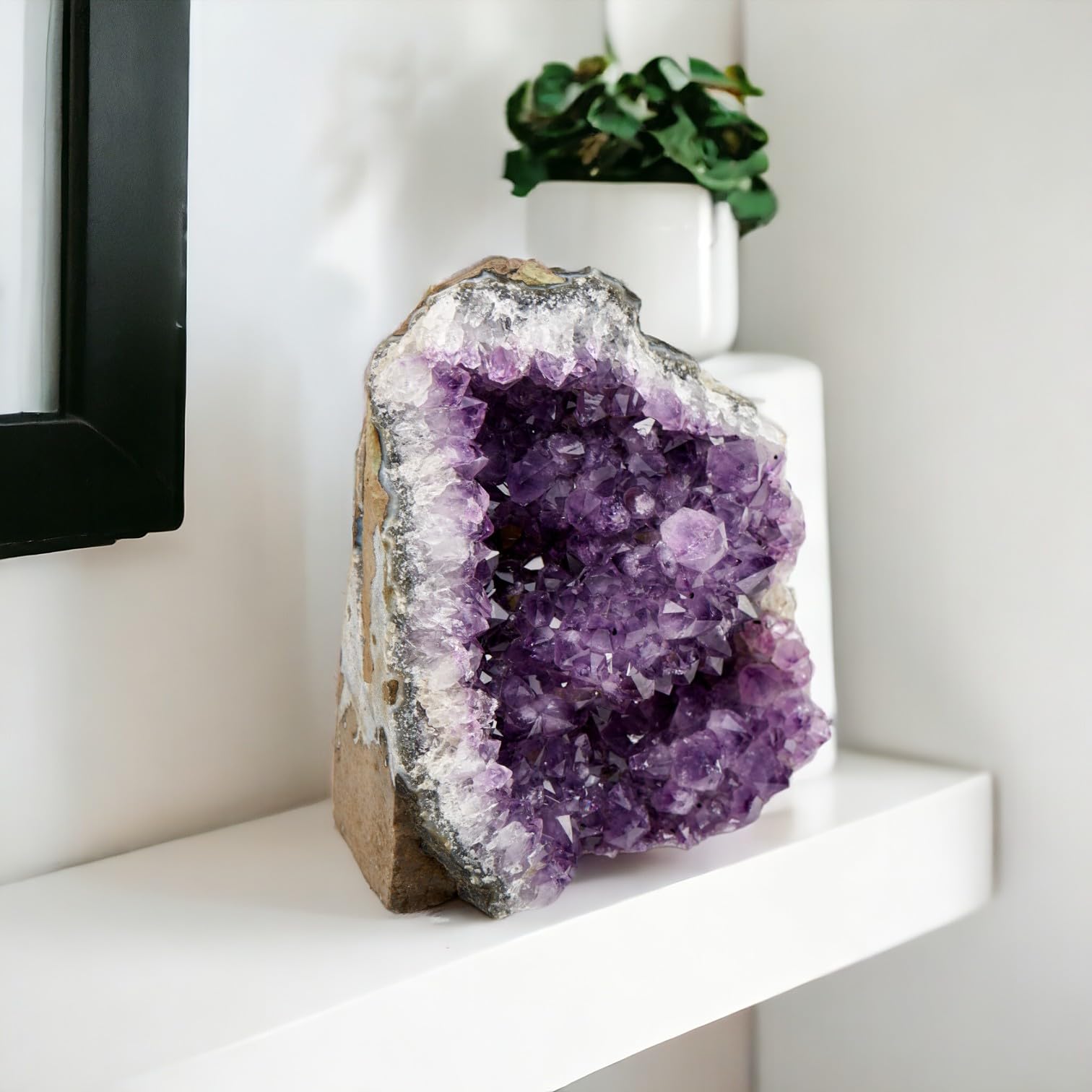 SAMSARI amethyst cluster ready for meditation and focus spaces.
