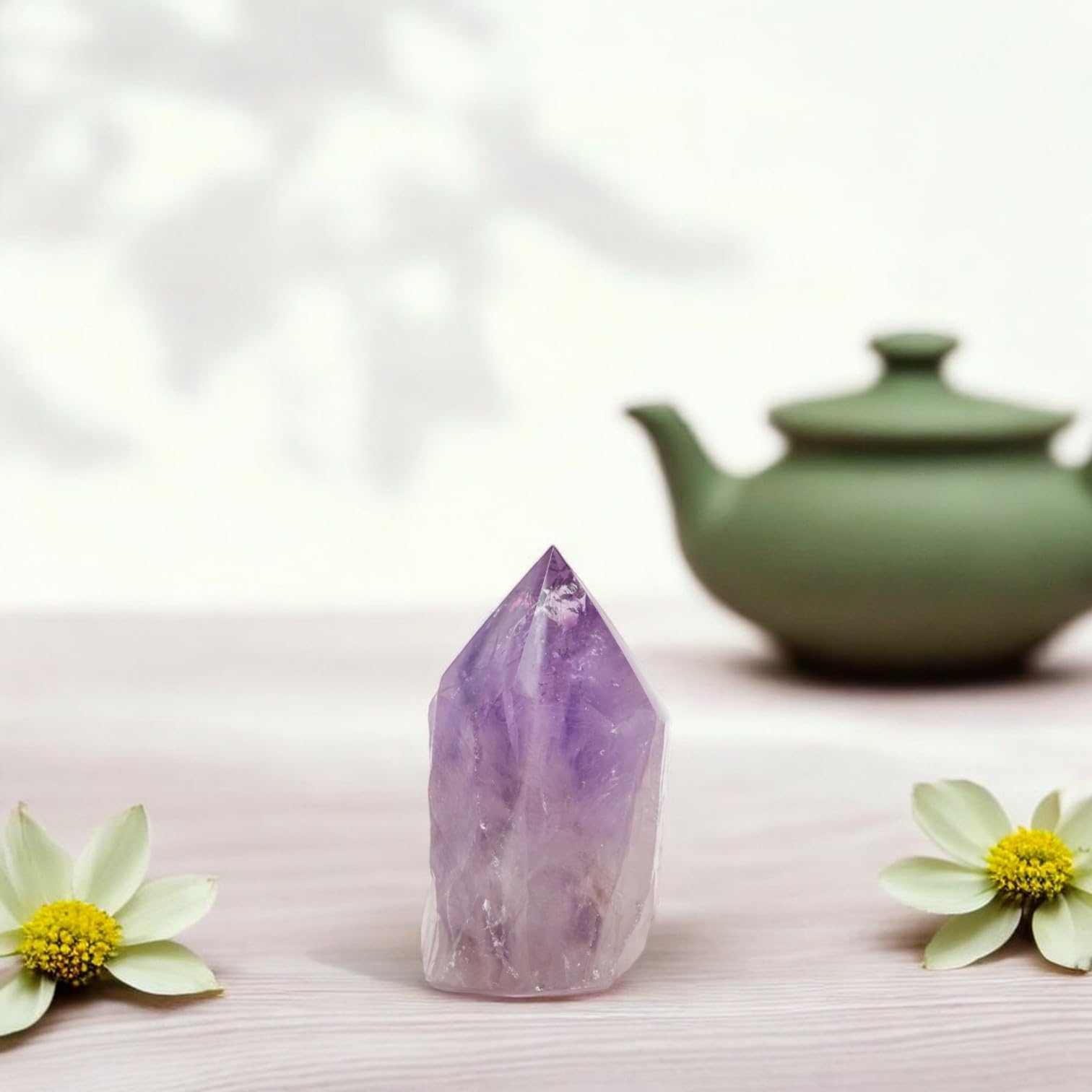 SAMSARI amethyst points gift-ready set, a thoughtful present for mindfulness enthusiasts.