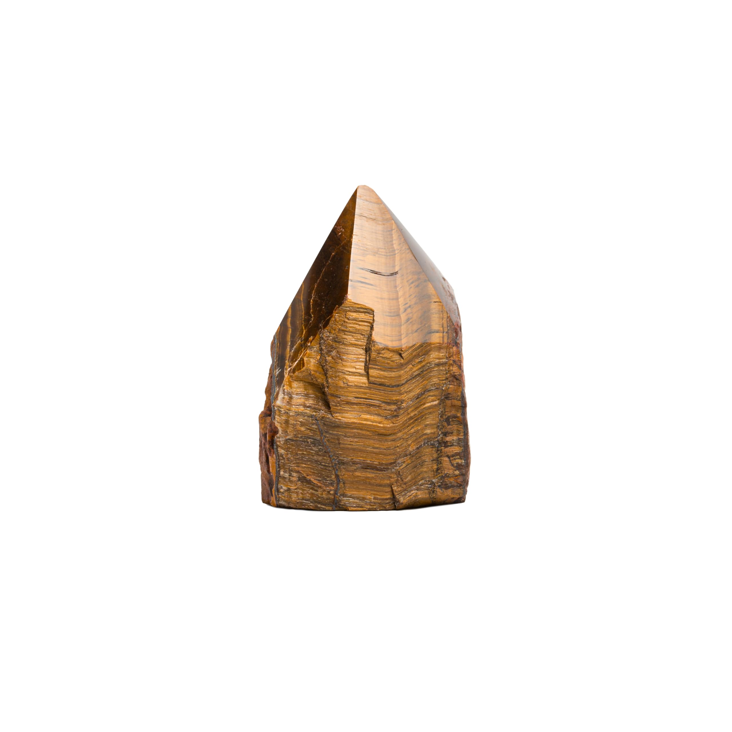 SAMSARI Golden brown Tiger Eye points showcase warmth and focus for daily practice.