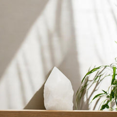 SAMSARI Milky Quartz Points gift-pack ready for spiritual wellness gifting.