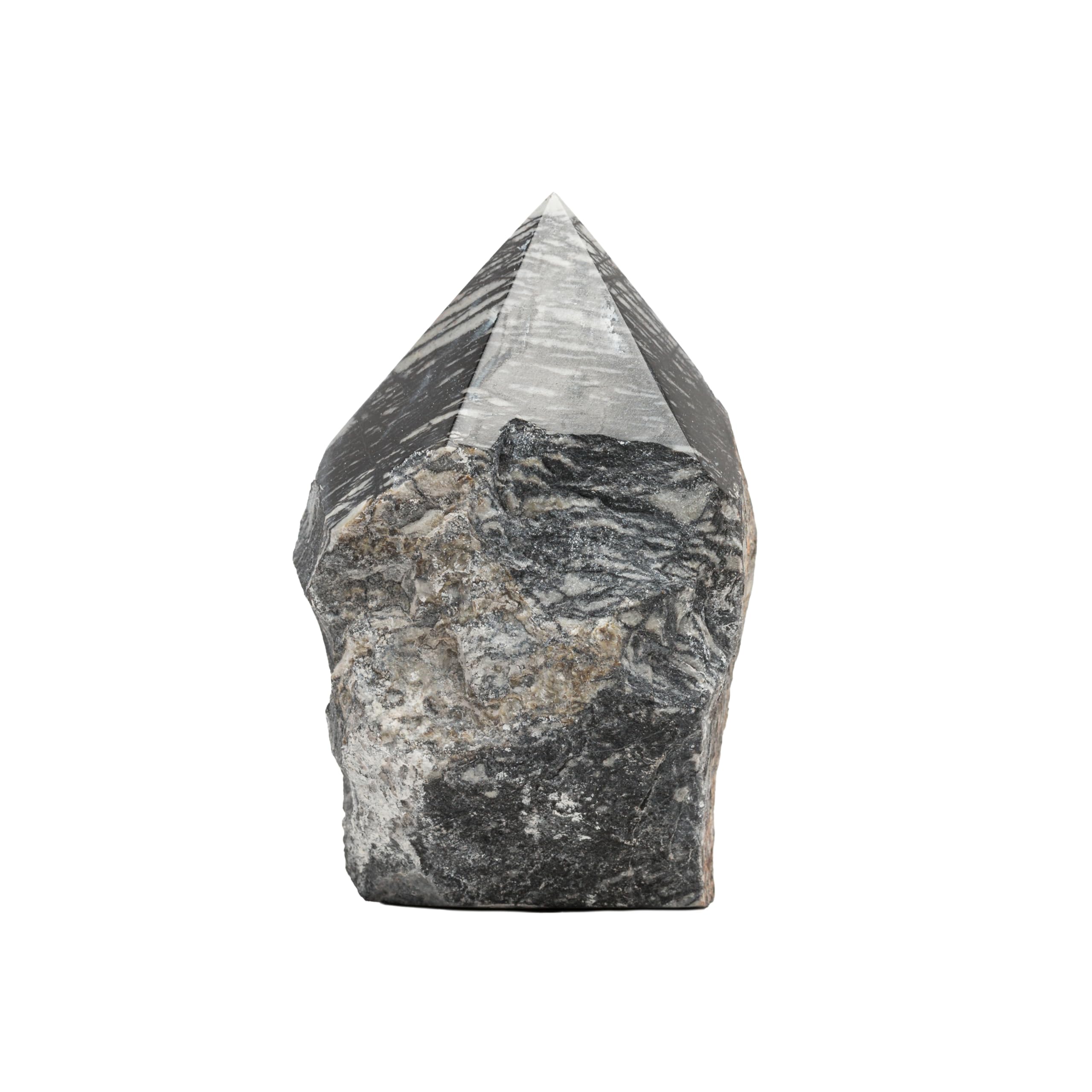 SAMSARI Net Jasper polished tip promotes calm focus during yoga practice.