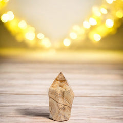 SAMSARI Picture Jasper points help anchor focus during breathwork