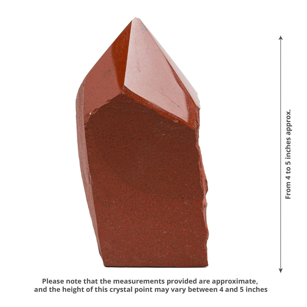 SAMSARI Red Jasper points held in hand support grounding during practice