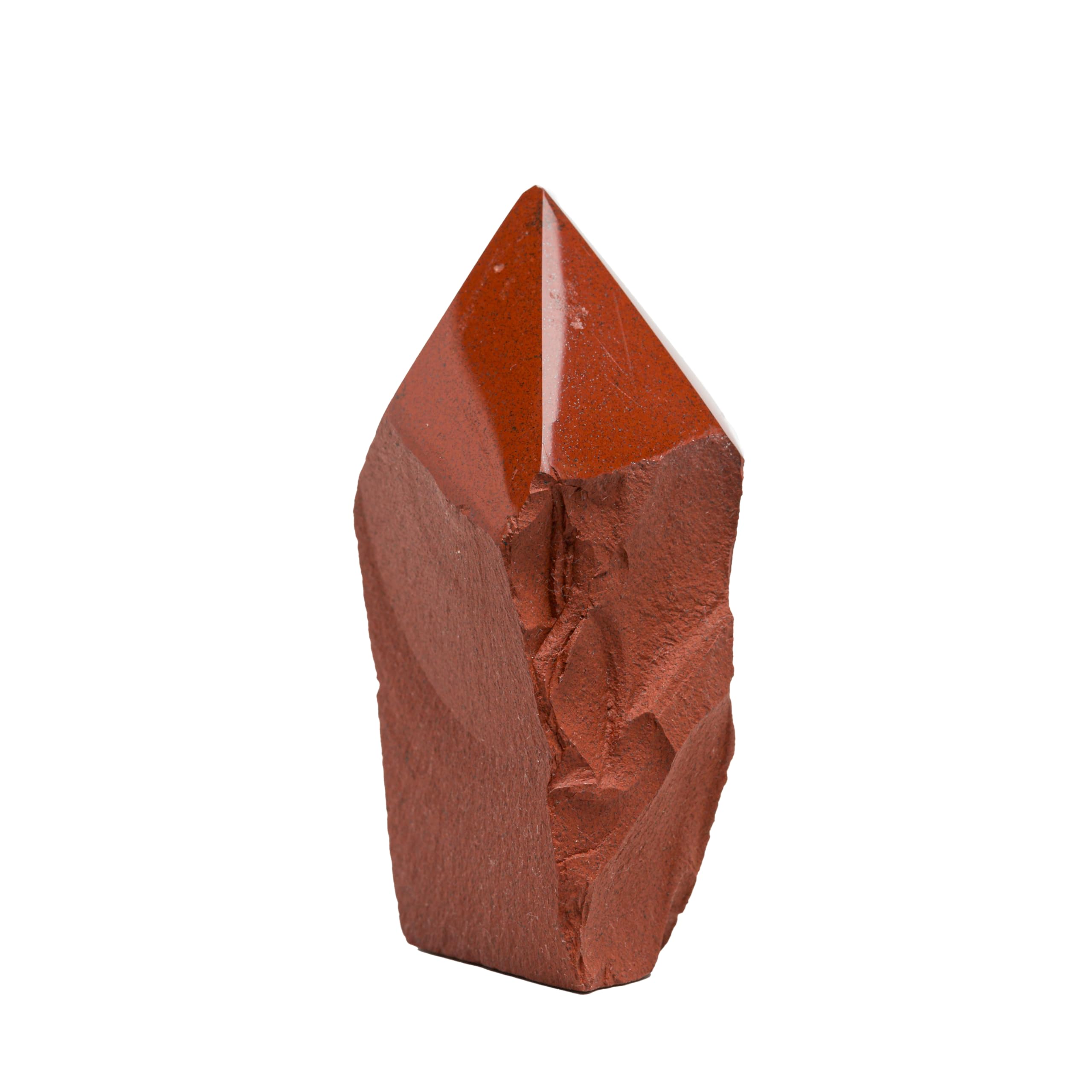 SAMSARI Red Jasper points in meditation space promote calm focus