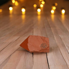 SAMSARI Red Jasper points reveal natural vein detail and authenticity