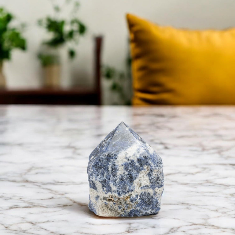 SAMSARI sodalite gift idea for meditation and holistic wellness enthusiasts.