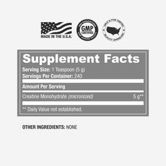 SAN Performance Creatine scoop illustrating precise 5 g servings