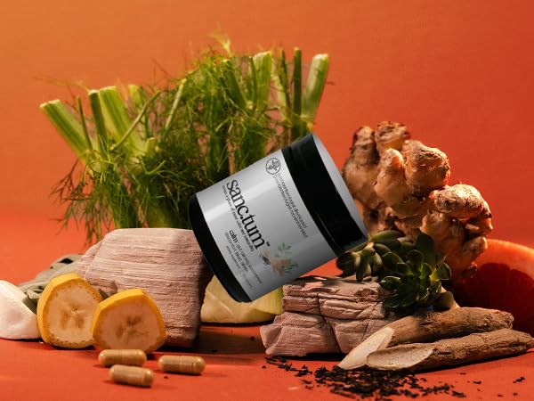 Sanctum capsules for digestive balance ready with meals