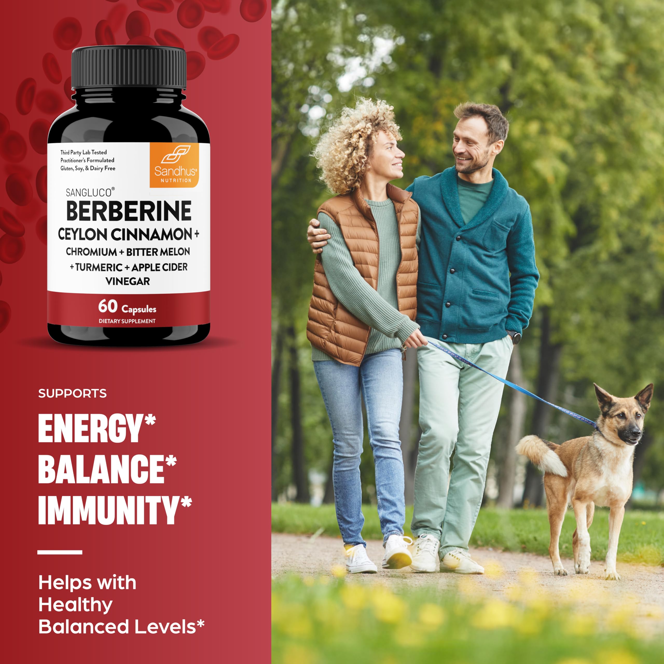 Sandhu's Sangluco capsules in hand display easy dosing.
