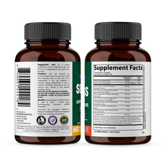 SANDHUHERBALS Burdock Root capsules showcase traditional digestive comfort.