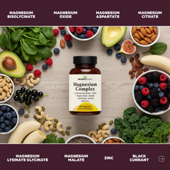 SANDHUHERBALS Complete Magnesium sleep scene suggesting calm evenings