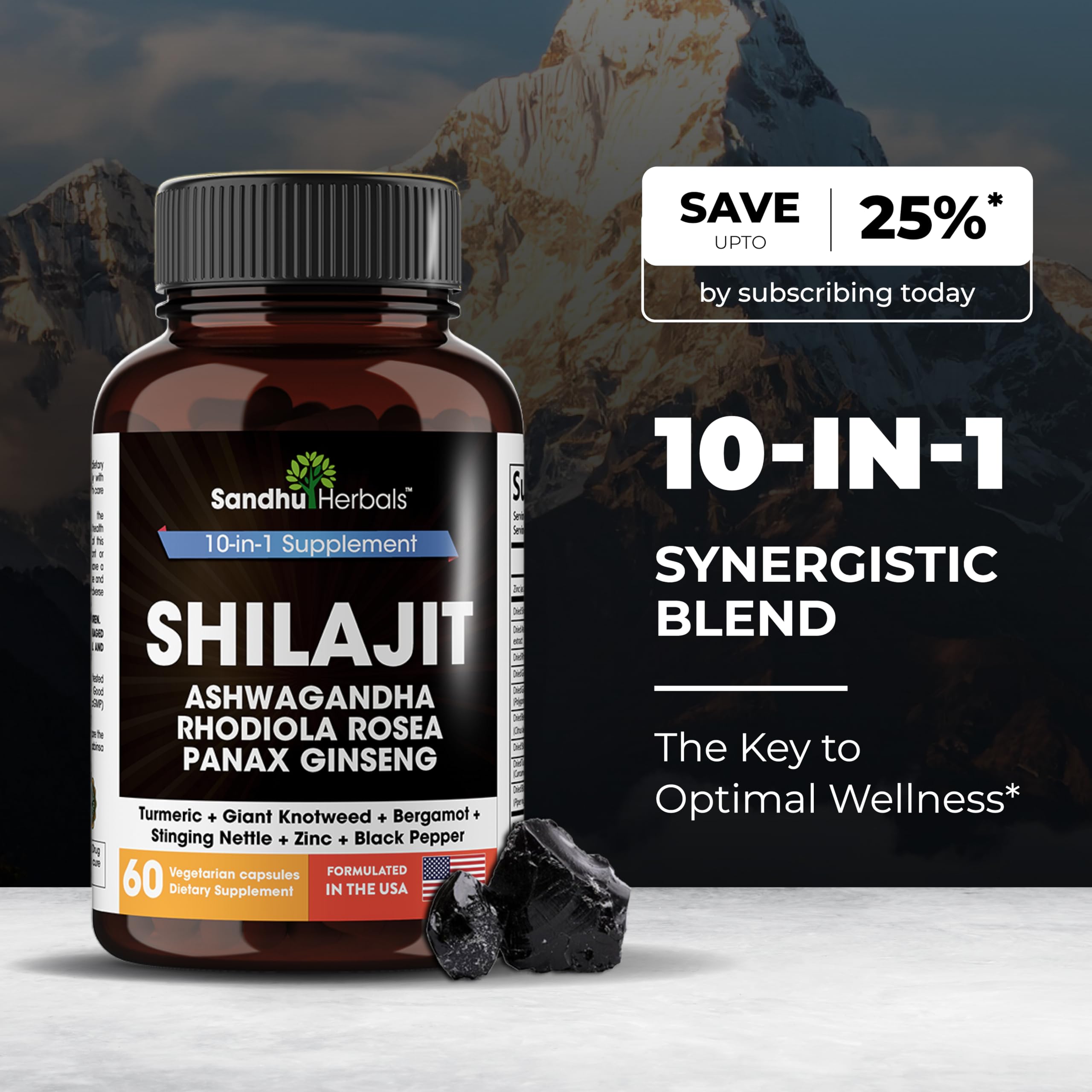 SANDHUHERBALS daily serving capsule demonstrates simple one-a-day ritual.