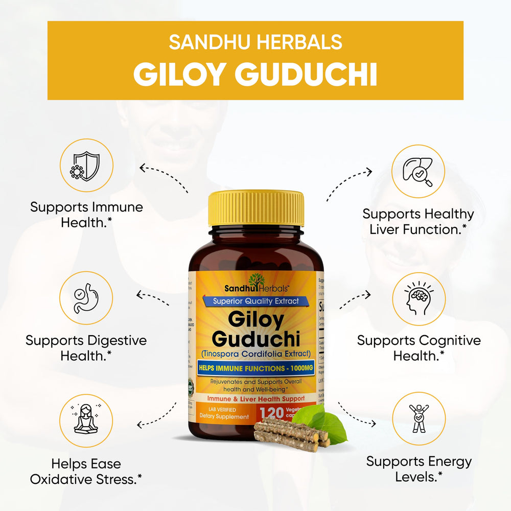 SANDHUHERBALS Giloy powder pour demonstrates easy daily dosing.