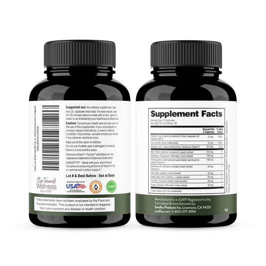 Sandhu's 15 Day Gut Cleanse capsules support digestive regularity