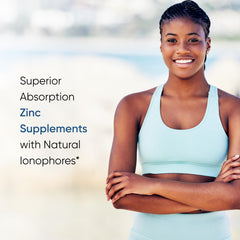 BioZnq packaging notes NSF-certified facility in the USA.