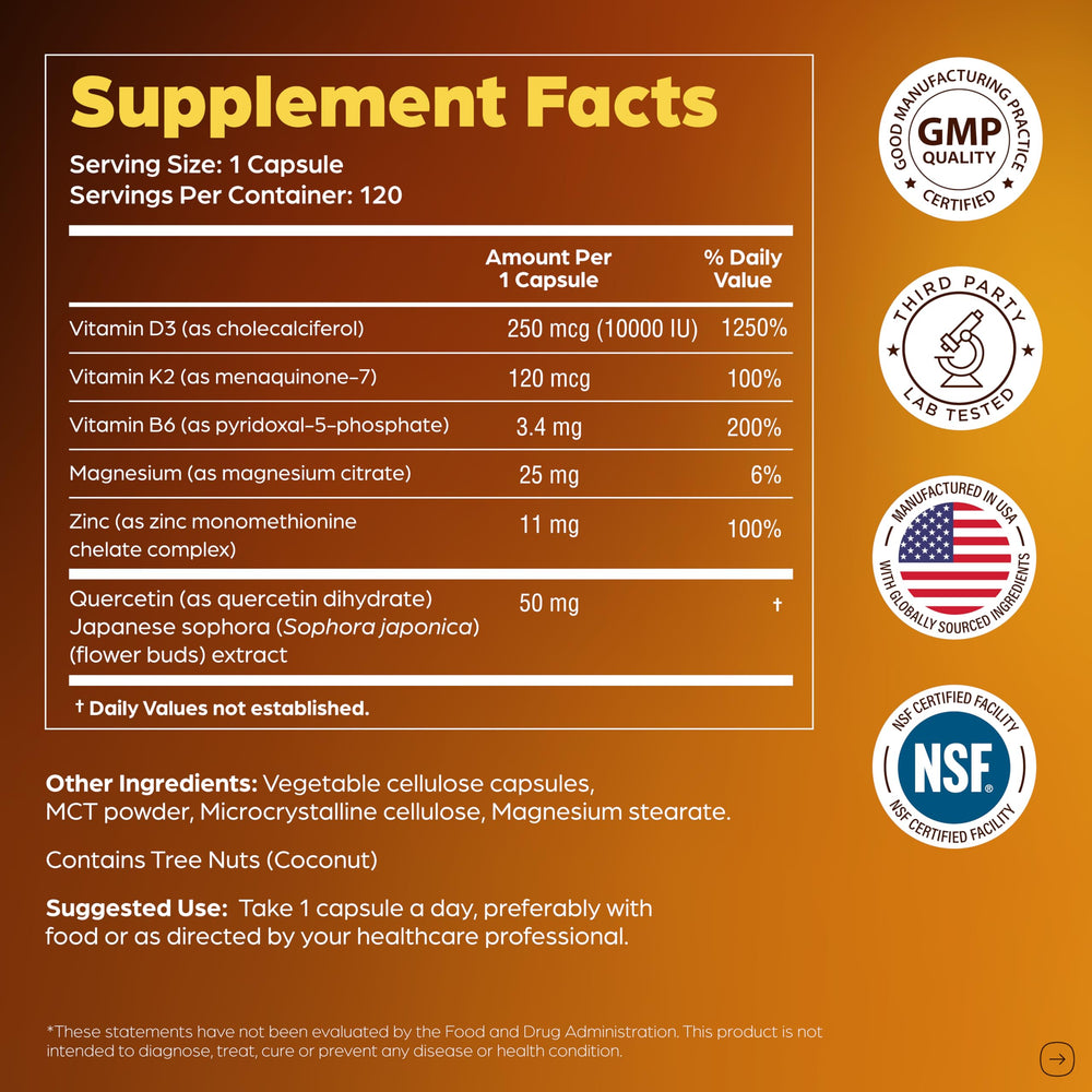 Gluten and dairy-free label on Sandhu's bottle for sensitive diets.