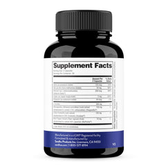 Sandhu's Thyroid Support capsules in hand for convenient on-the-go use