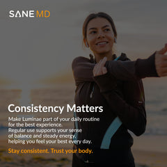 SANE MD Luminae manufacturing facility scene conveys US-made quality