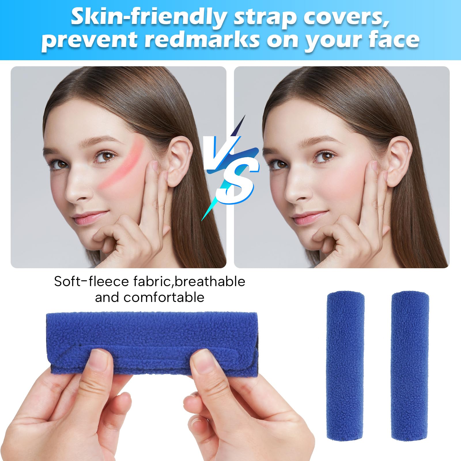 Sanforce AirFit F20 silicone seal detail promoting quiet, leak-free operation.