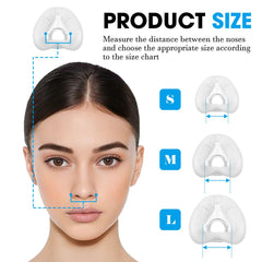 Sanforce cushion conforms to facial contours for comfort