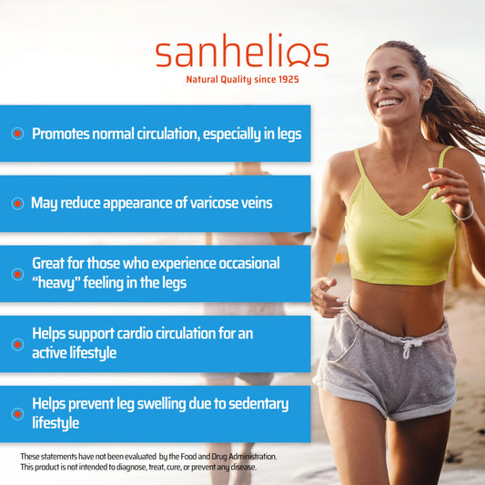 Closeup of Sanhelios Circu Caps softgel capsule for easy daily intake.