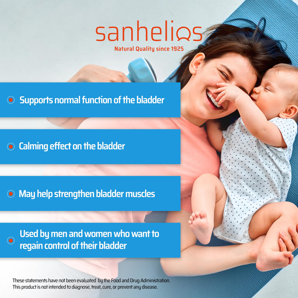 Sanhelios Curbita pumpkin seed oil 1000 mg supports bladder function and comfort.