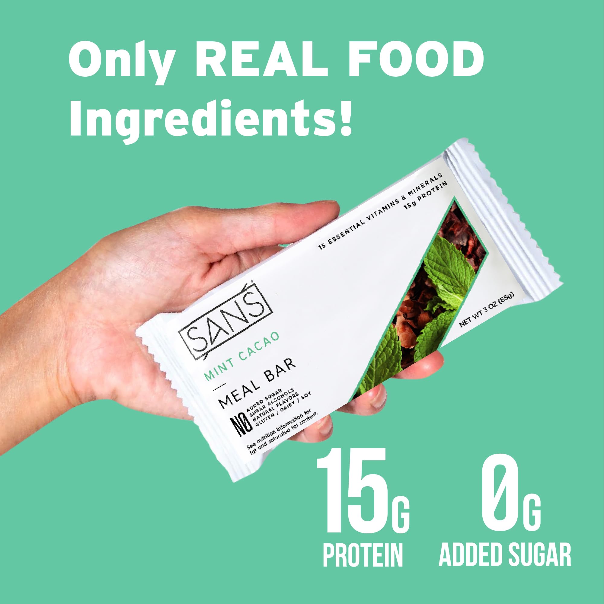 SANS Chocolate Lovers Bar dairy-free label for dairy-free diets.