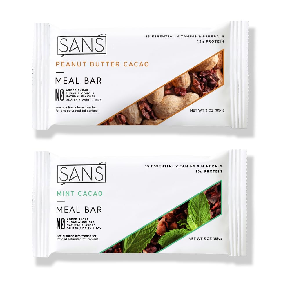 SANS Chocolate Lovers Bar wrapped for a portable high-protein snack.