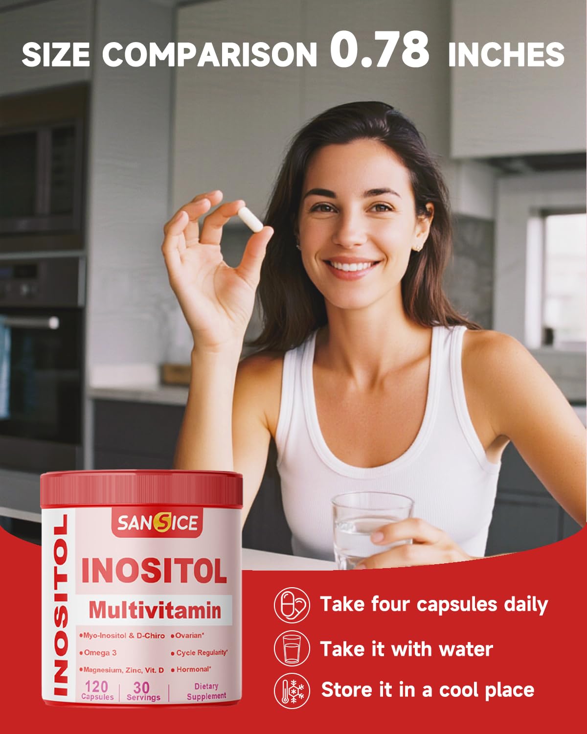 SANSICE ingredient list emphasizes additive-free, pure formulation.